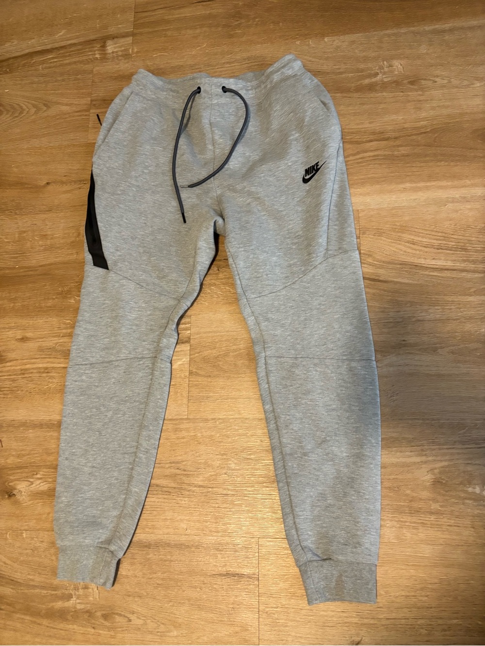 Nike Light Gray Joggers with Black Accents